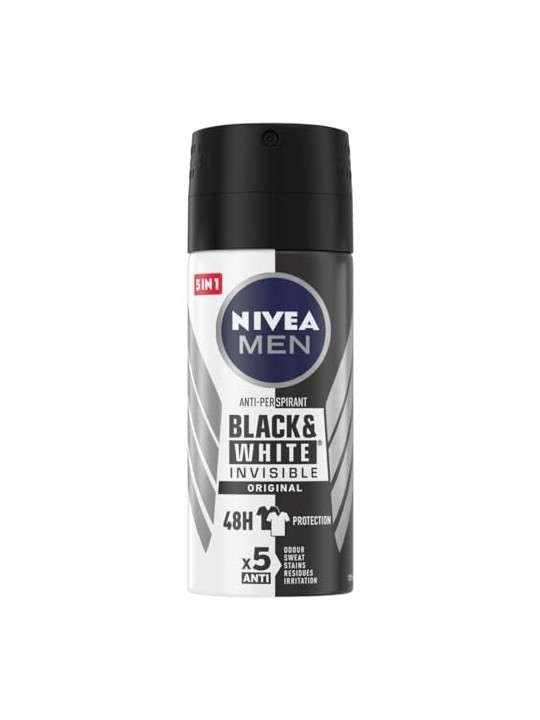 NIVEA Men BlackWhite Invisible Original spray antitraspirante 100ml