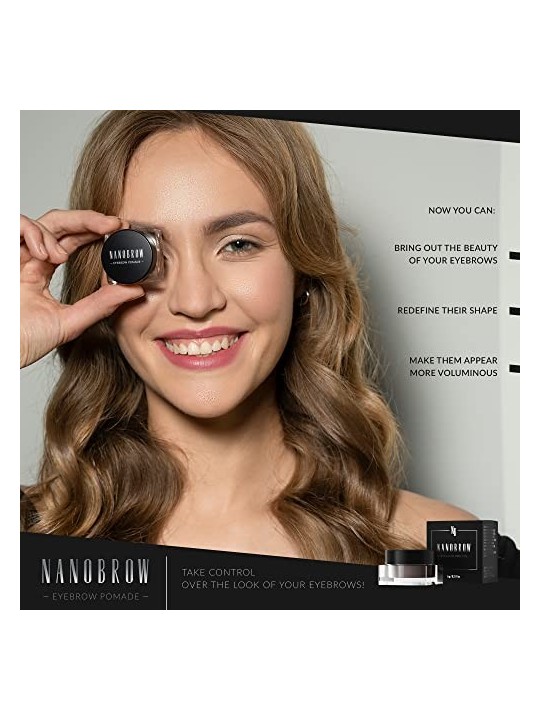 Nanobrow Pomade per Sopracciglia 6 g Medium Brown donna