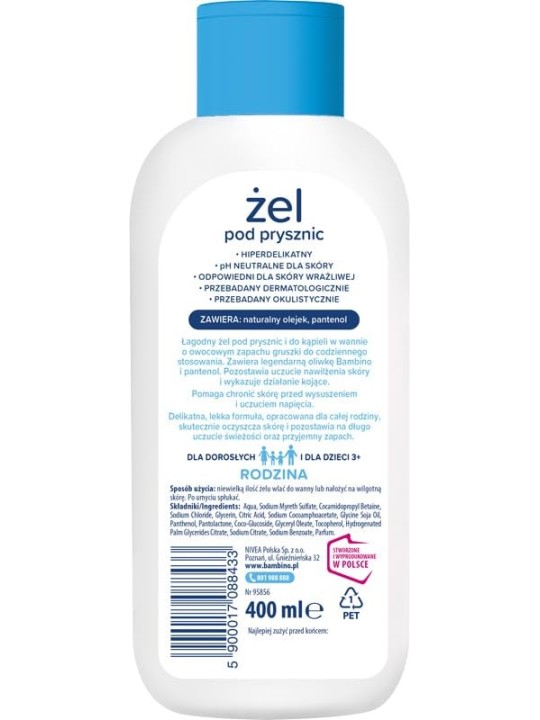 Gel doccia alla pera 400ml