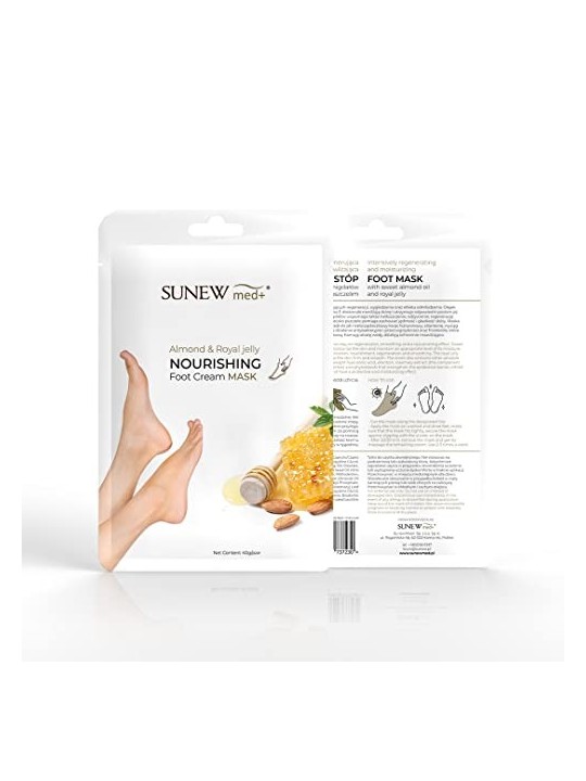 Nourishing Foot Cream Mask - Almond and Royal Jelly