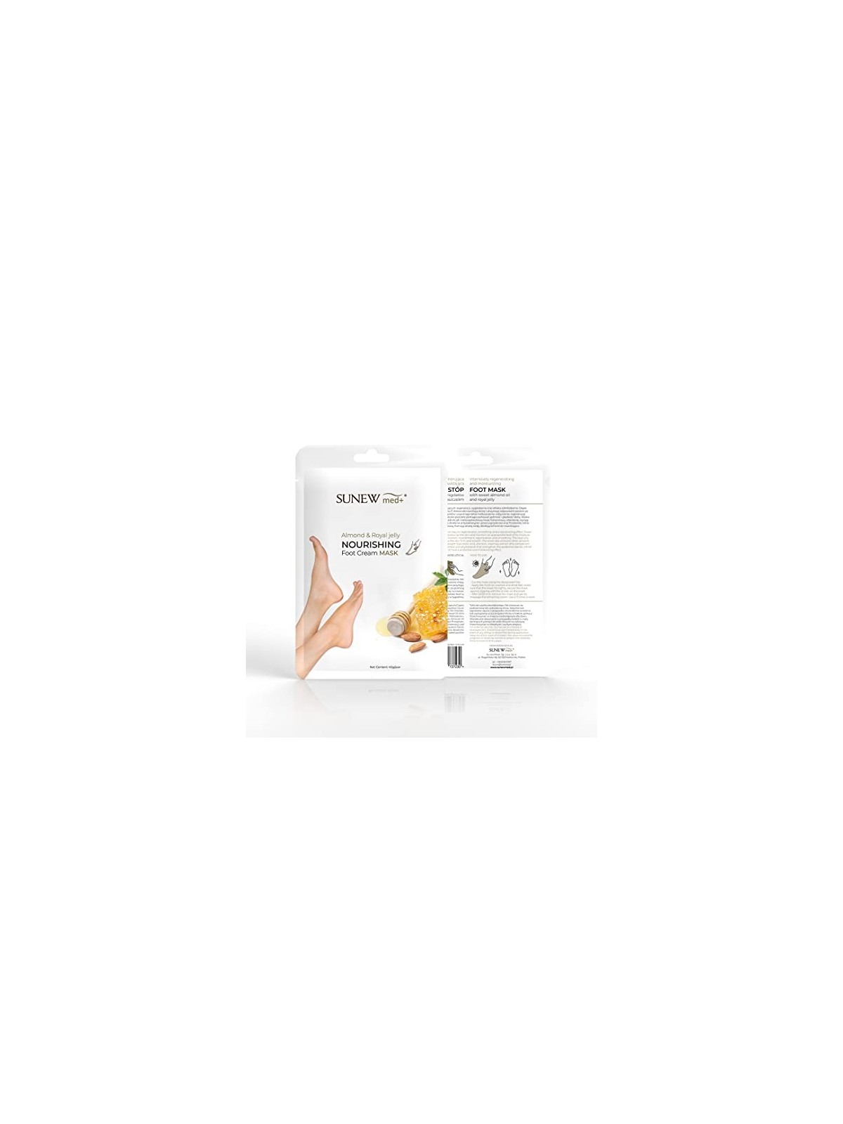 Nourishing Foot Cream Mask - Almond and Royal Jelly