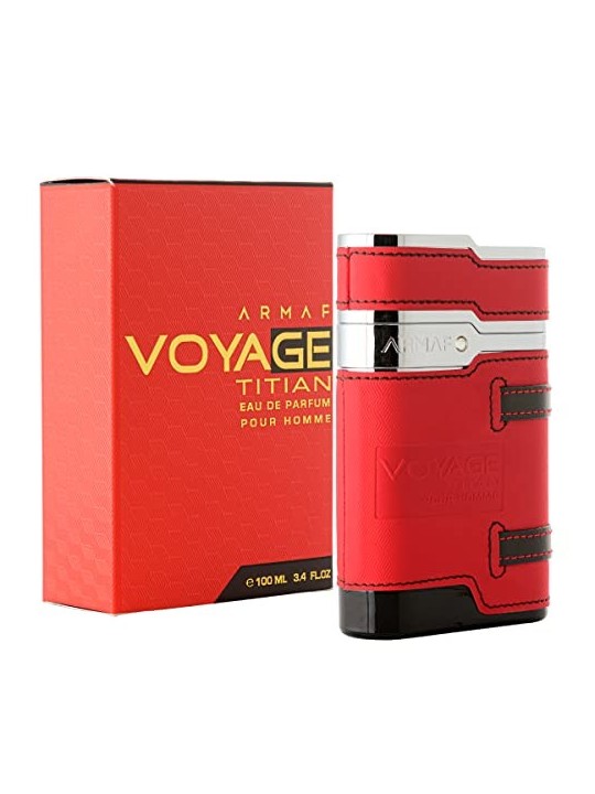 Armaf Voyage Titan Pour Homme Rosso Eau de Parfum Uomo 100ml