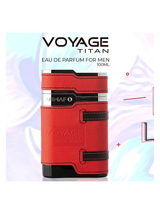 Armaf Voyage Titan Pour Homme Rosso Eau de Parfum Uomo 100ml