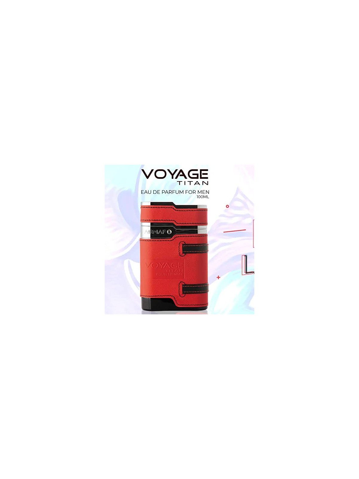 Armaf Voyage Titan Pour Homme Rosso Eau de Parfum Uomo 100ml