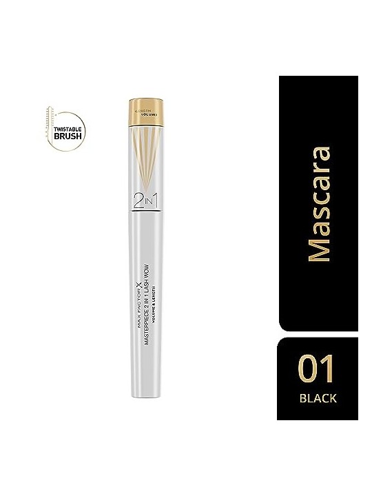 Max Factor Masterpiece 2 In 1 Lash Wow Mascara Black