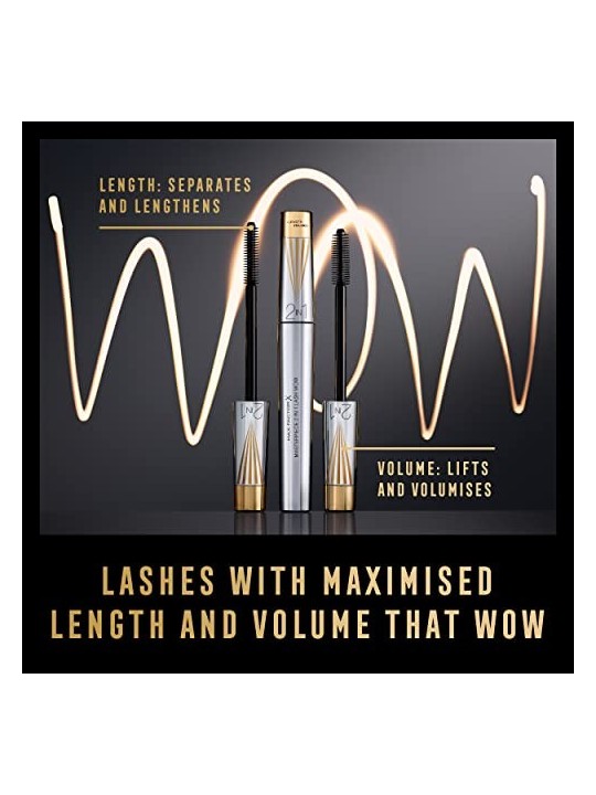 Max Factor Masterpiece 2 In 1 Lash Wow Mascara Black