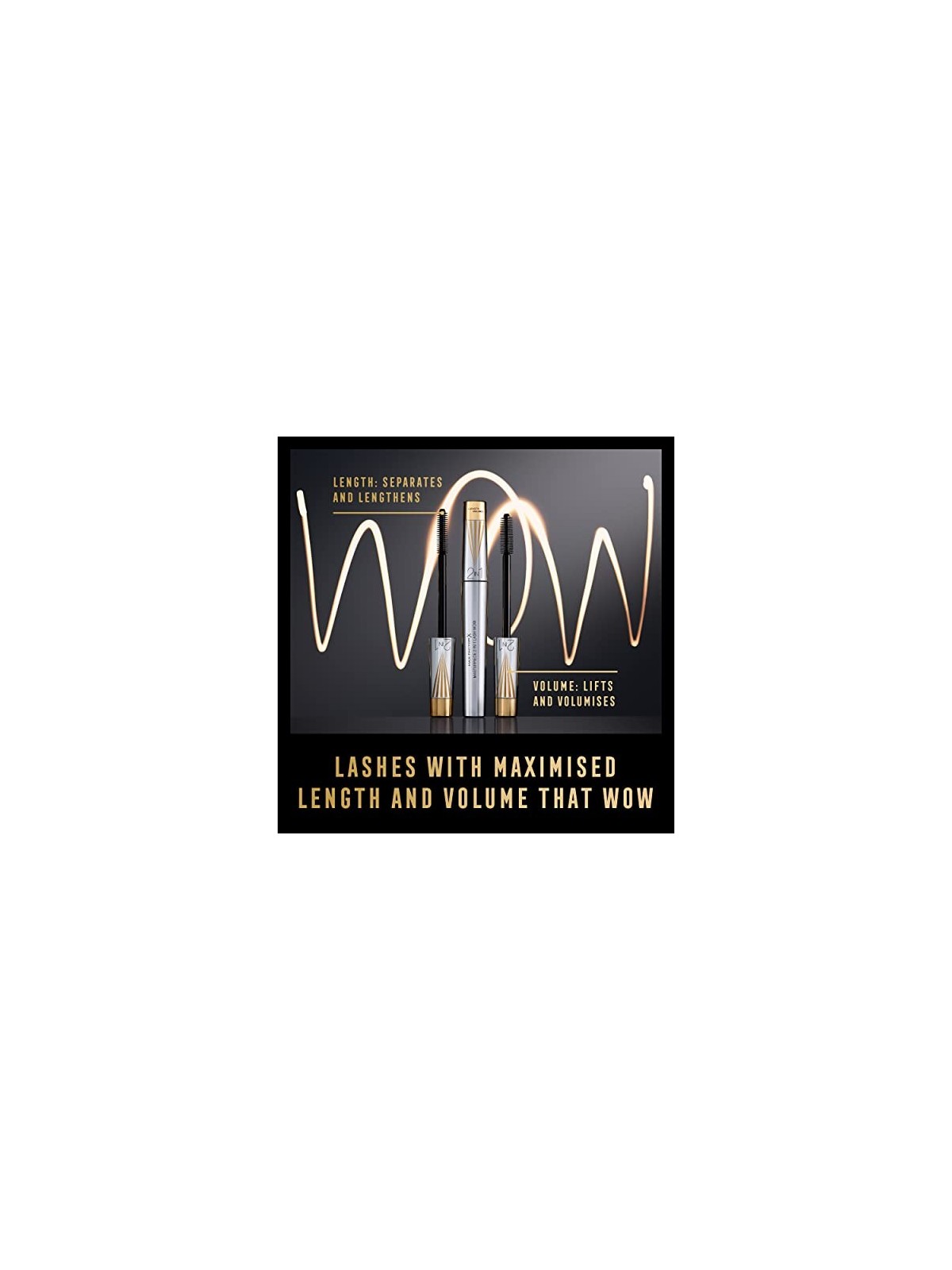 Max Factor Masterpiece 2 In 1 Lash Wow Mascara Black