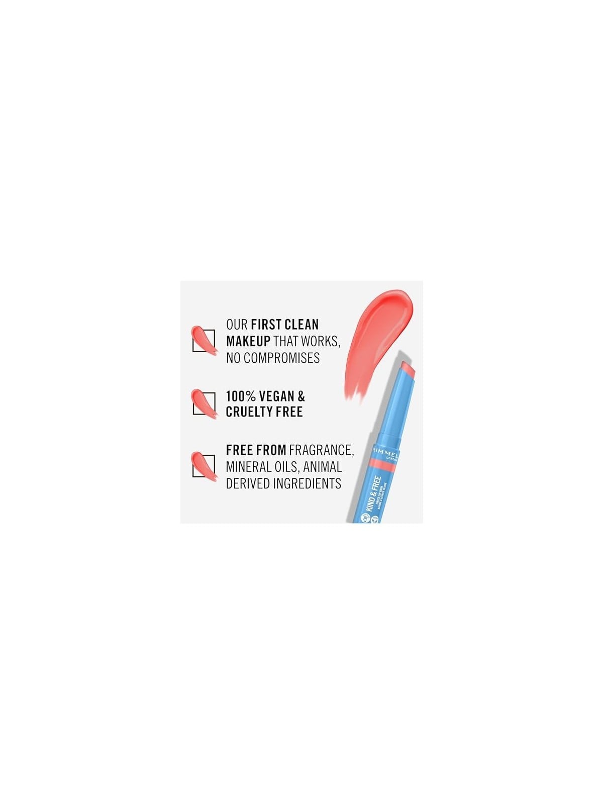 Rimmel Balsamo Labbra Tintato Kind Free 4 g 004 Hibiscus Blaze donna
