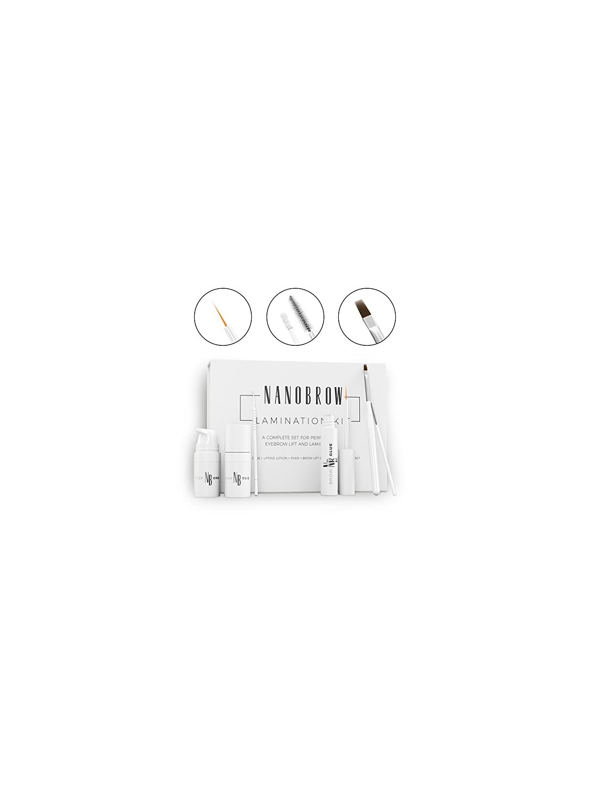 Nanobrow Kit di laminazione Set per la cura delle sopracciglia donna 0ml