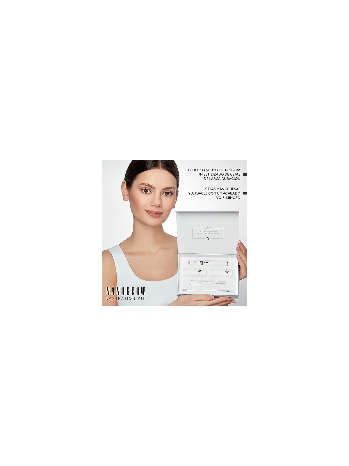 Nanobrow Kit di laminazione Set per la cura delle sopracciglia donna 0ml