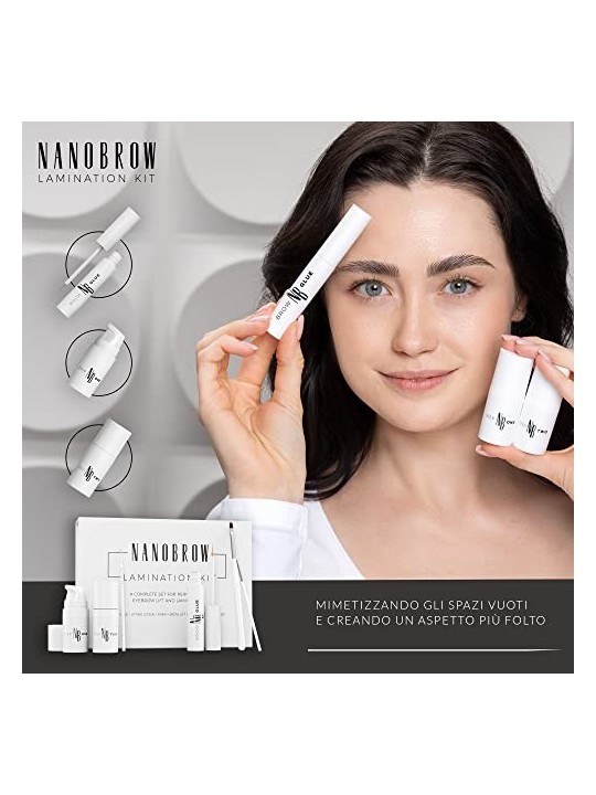 Nanobrow Kit di laminazione Set per la cura delle sopracciglia donna 0ml