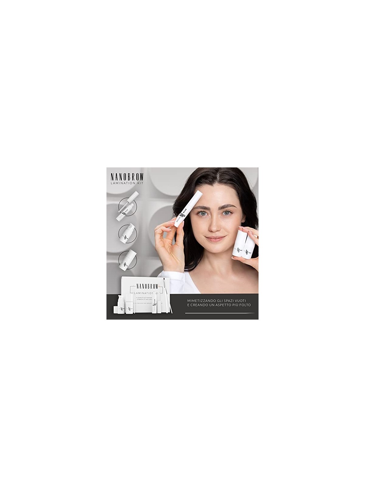 Nanobrow Kit di laminazione Set per la cura delle sopracciglia donna 0ml