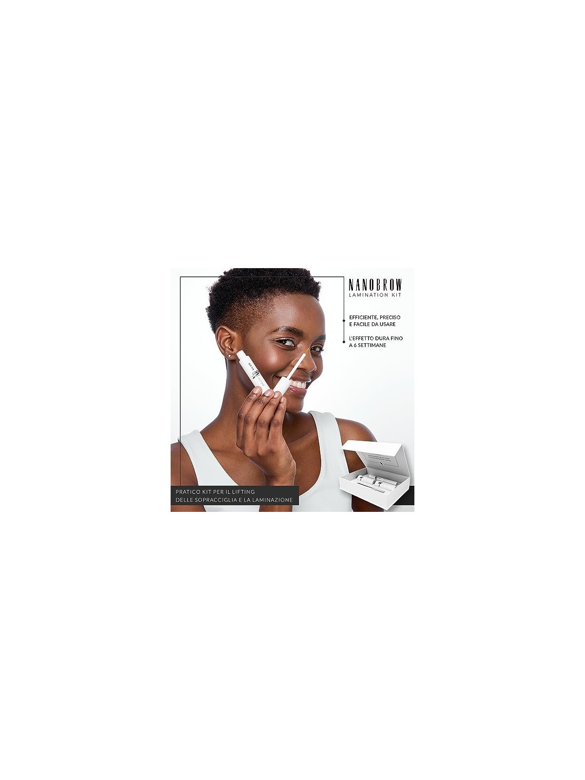 Nanobrow Kit di laminazione Set per la cura delle sopracciglia donna 0ml