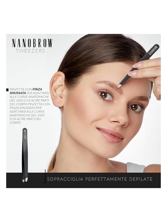 Pinzette Nanobrow per sopracciglia impeccabili