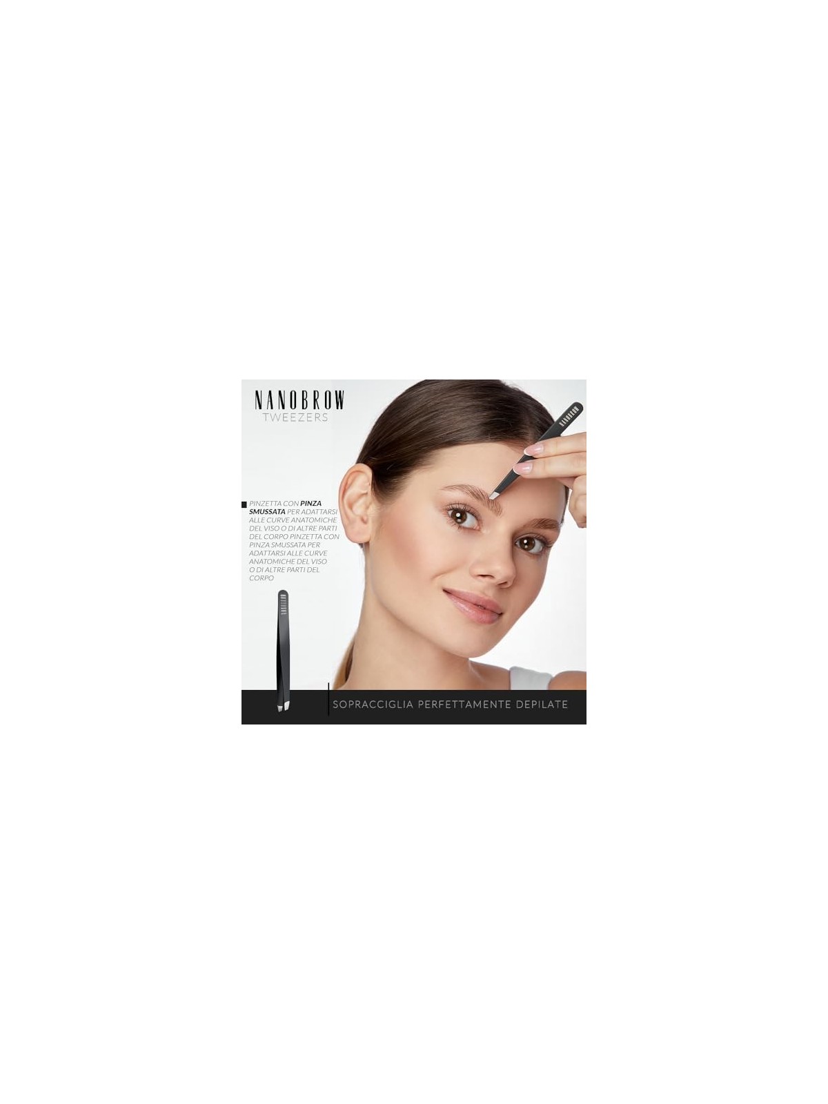 Pinzette Nanobrow per sopracciglia impeccabili