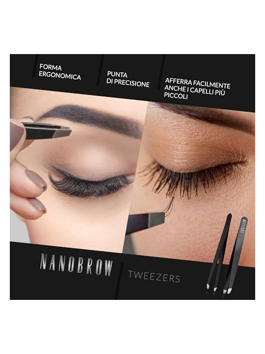 Pinzette Nanobrow per sopracciglia impeccabili