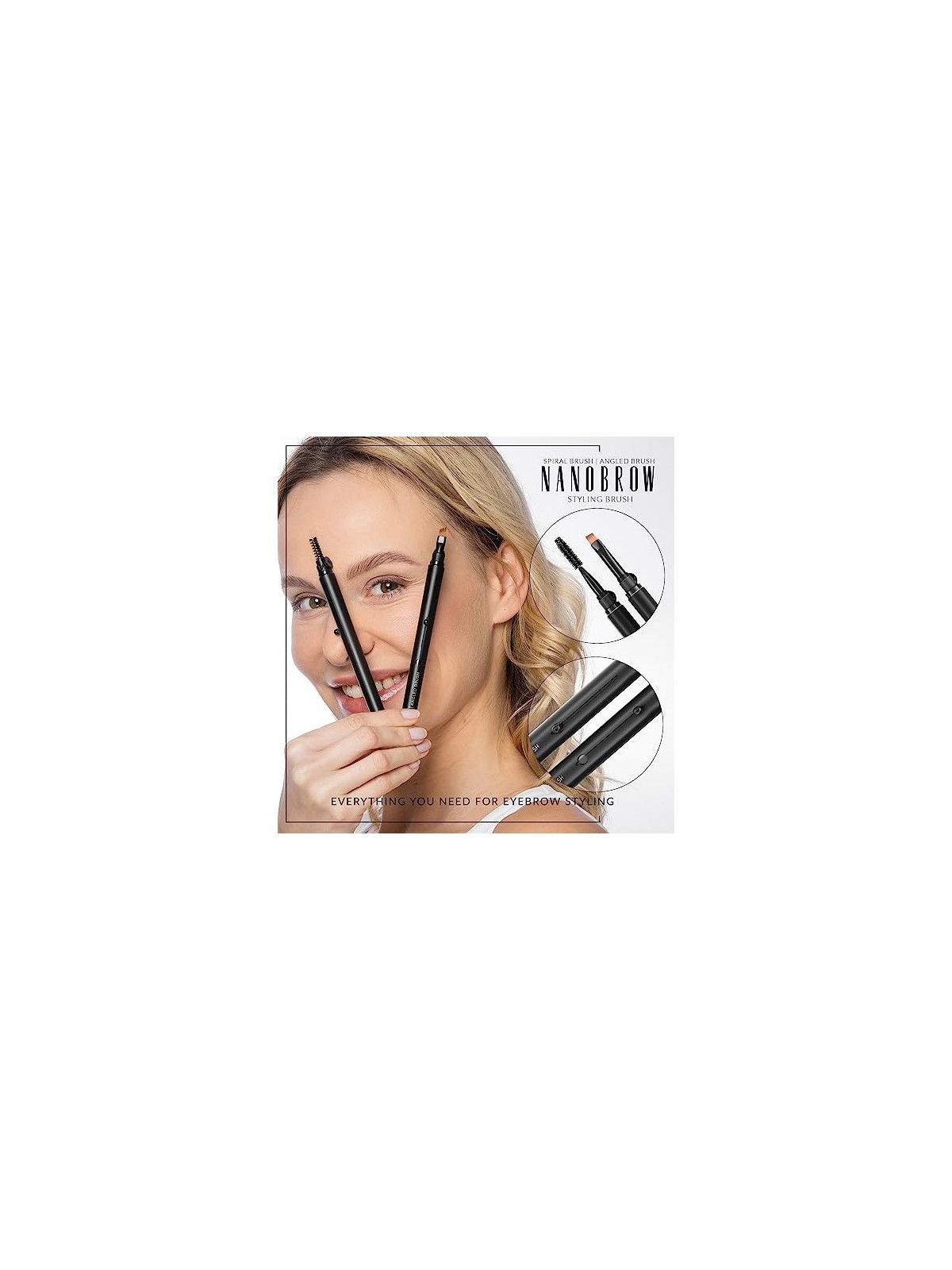Nanobrow Styling Brush Set for Eyebrows