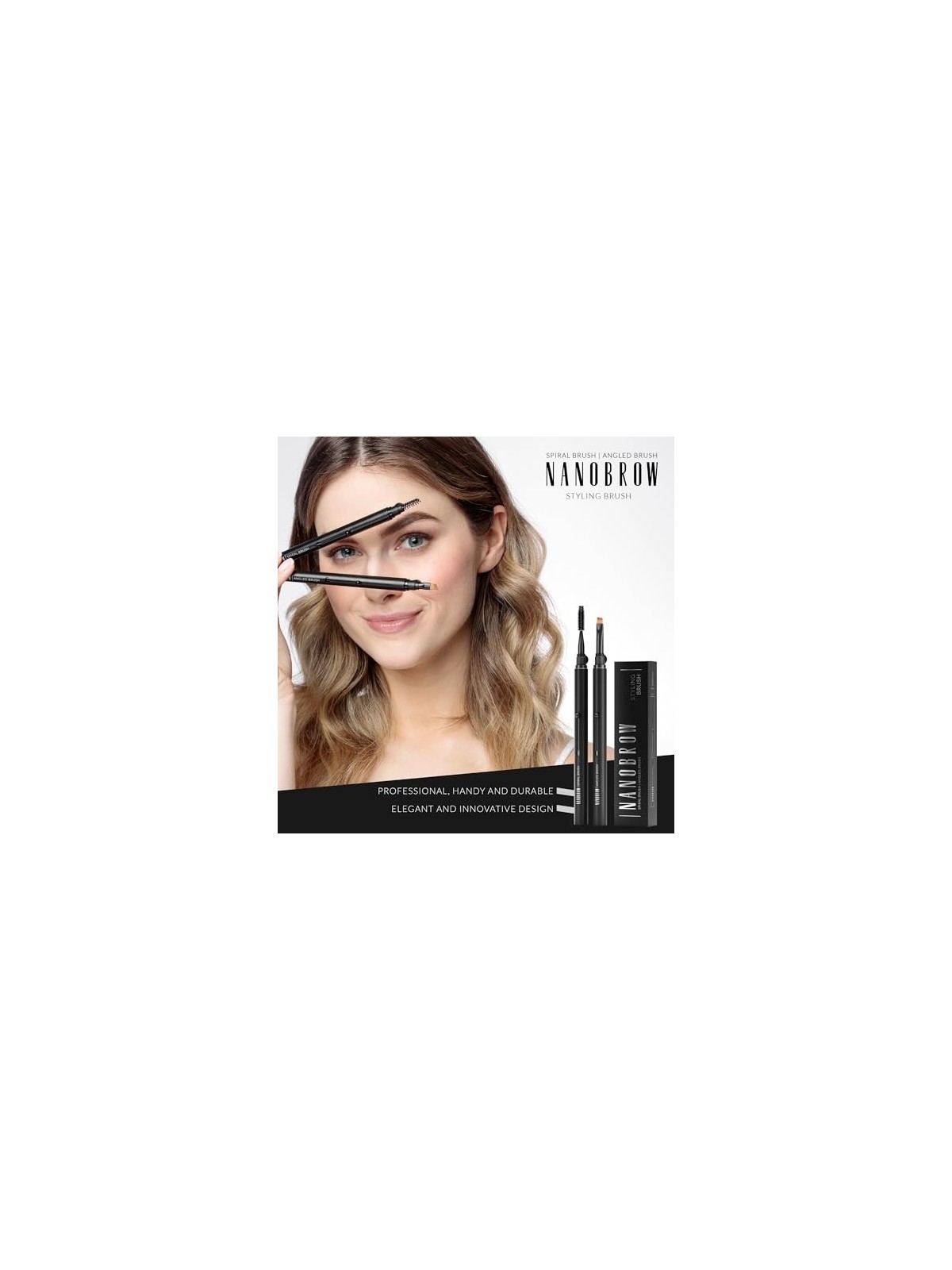 Nanobrow Styling Brush Set for Eyebrows
