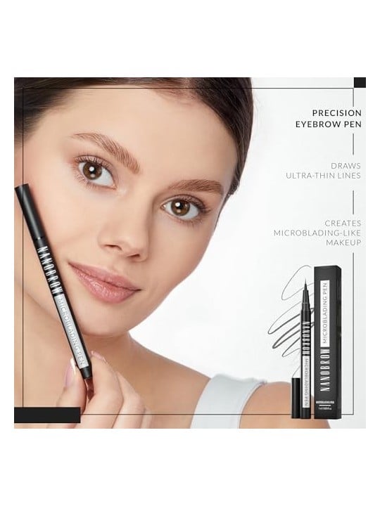 Nanobrow Penna per microblading 1 ml donna 0ml Dark Brown