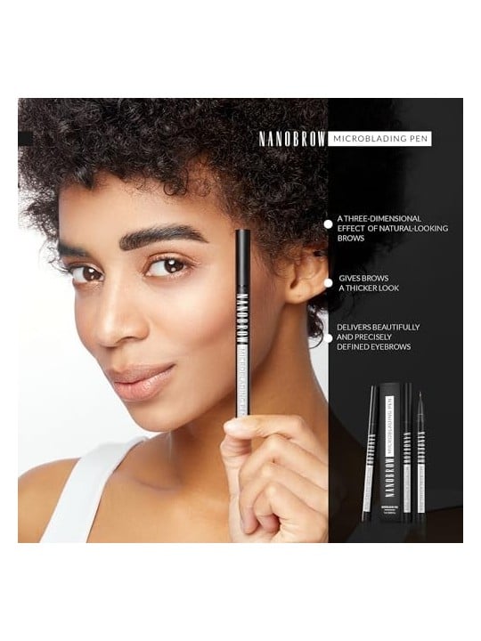 Nanobrow Penna per microblading 1 ml donna 0ml Dark Brown