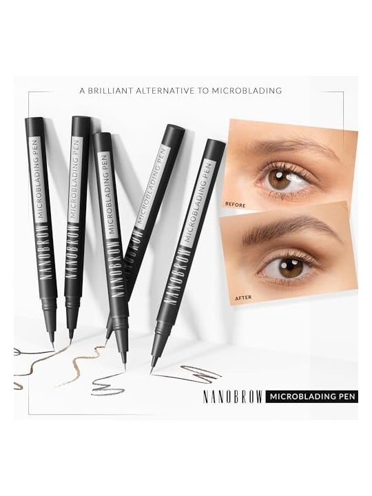 Nanobrow Penna per microblading 1 ml donna 0ml Dark Brown