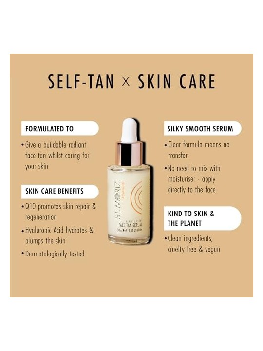 St Moriz Avanzato Siero Abbronzante Viso Effetto Luminoso Miracoloso 30ml unisex
