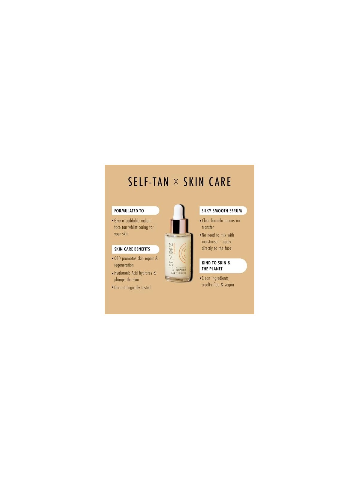 St Moriz Avanzato Siero Abbronzante Viso Effetto Luminoso Miracoloso 30ml unisex