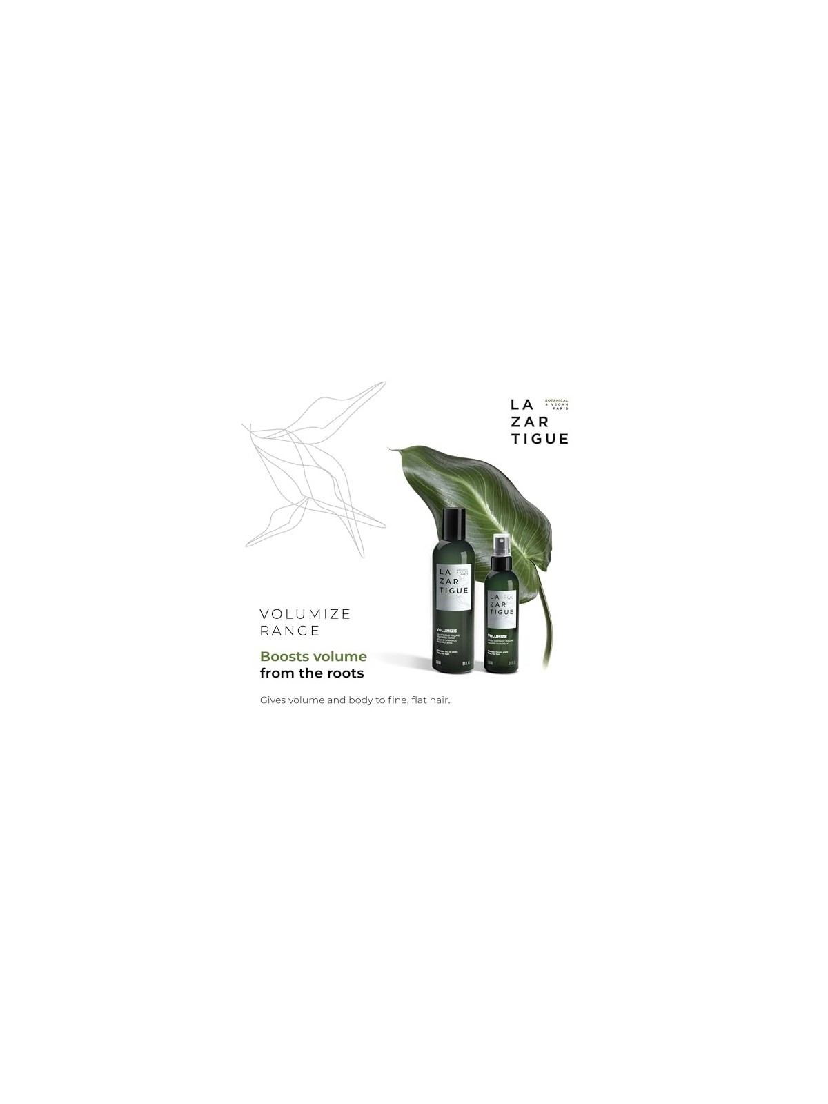 Lazartigue Volumize Volume Hairspray Spray per lo styling per volume dei capelli 100ml donna Lazartigue www.essenzetotalstyle.co