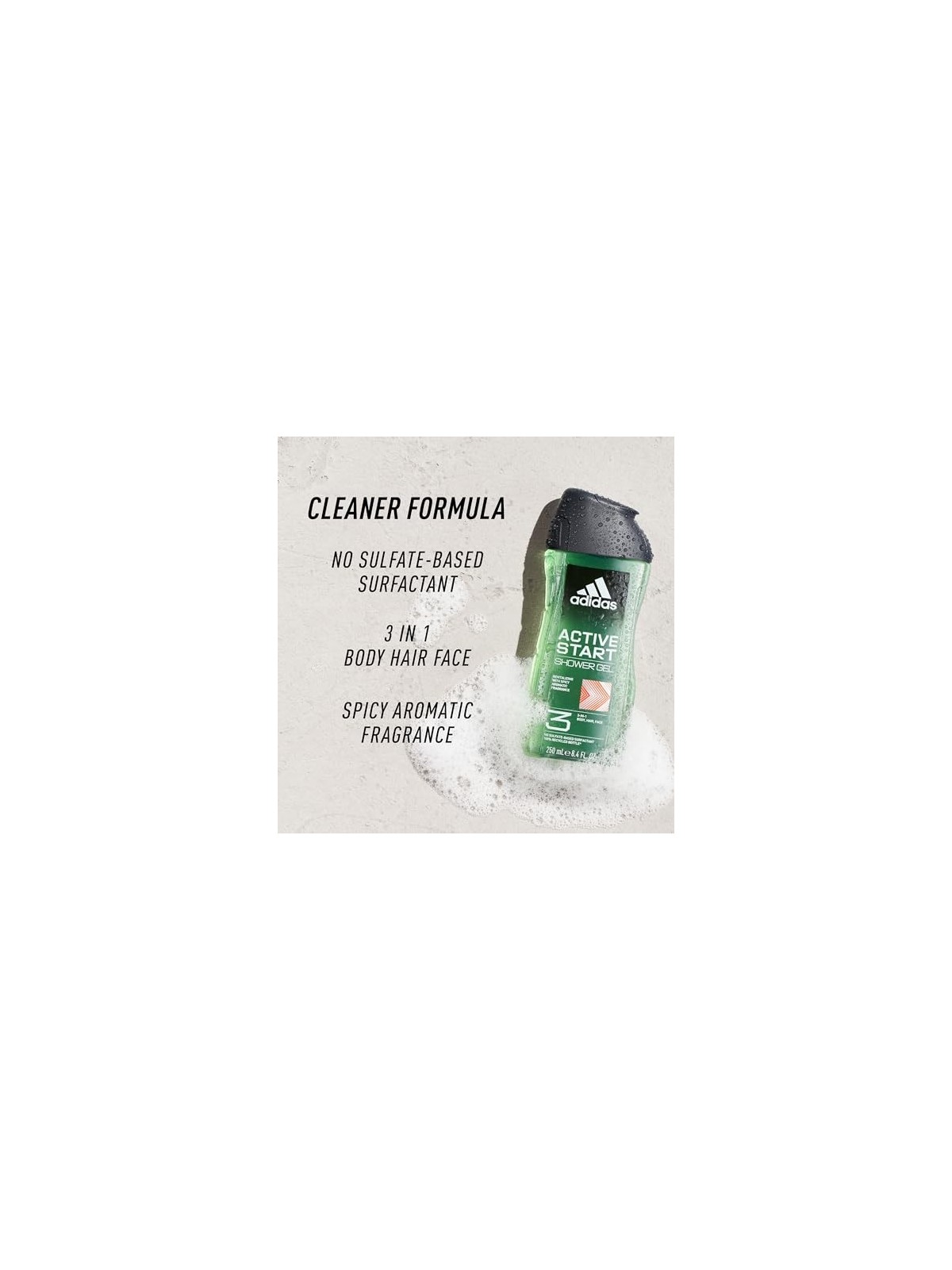 Adidas Active Start Gel Doccia 3In1 Uomo 250ml