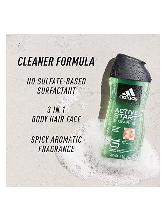 Adidas A3 Active Start Men Gel doccia 3in1 uomo 400ml