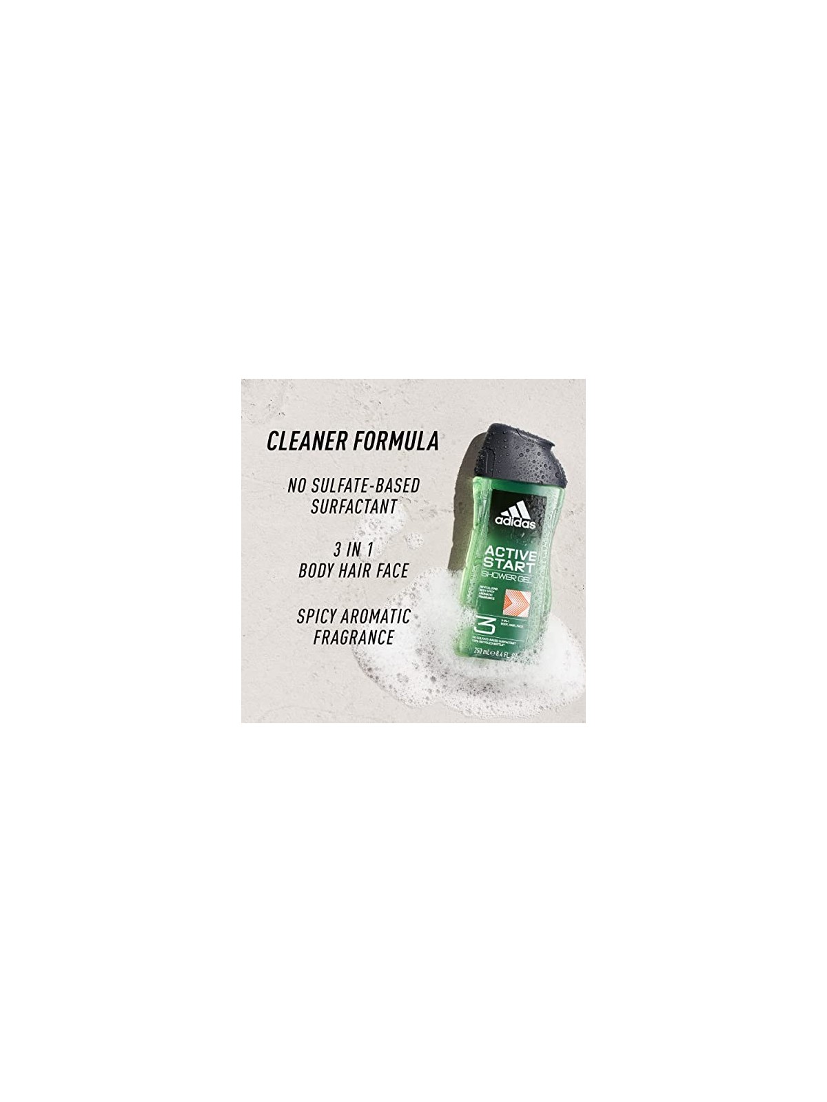 Adidas A3 Active Start Men Gel doccia 3in1 uomo 400ml
