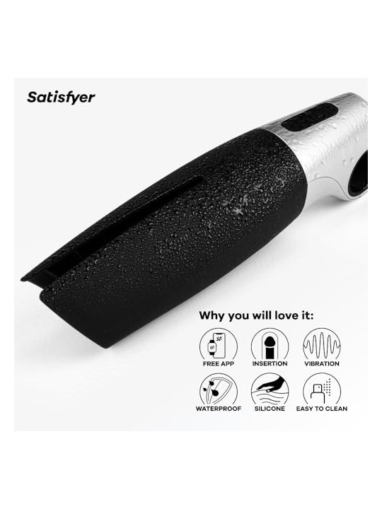 SATISFYER Power Masturbatore Nero 1un Uomo