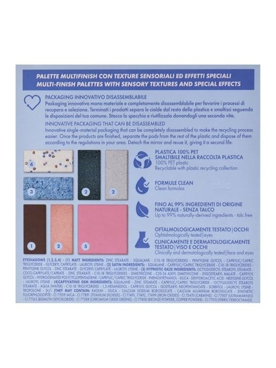 Pupa Palette S Blu Chiaro 002