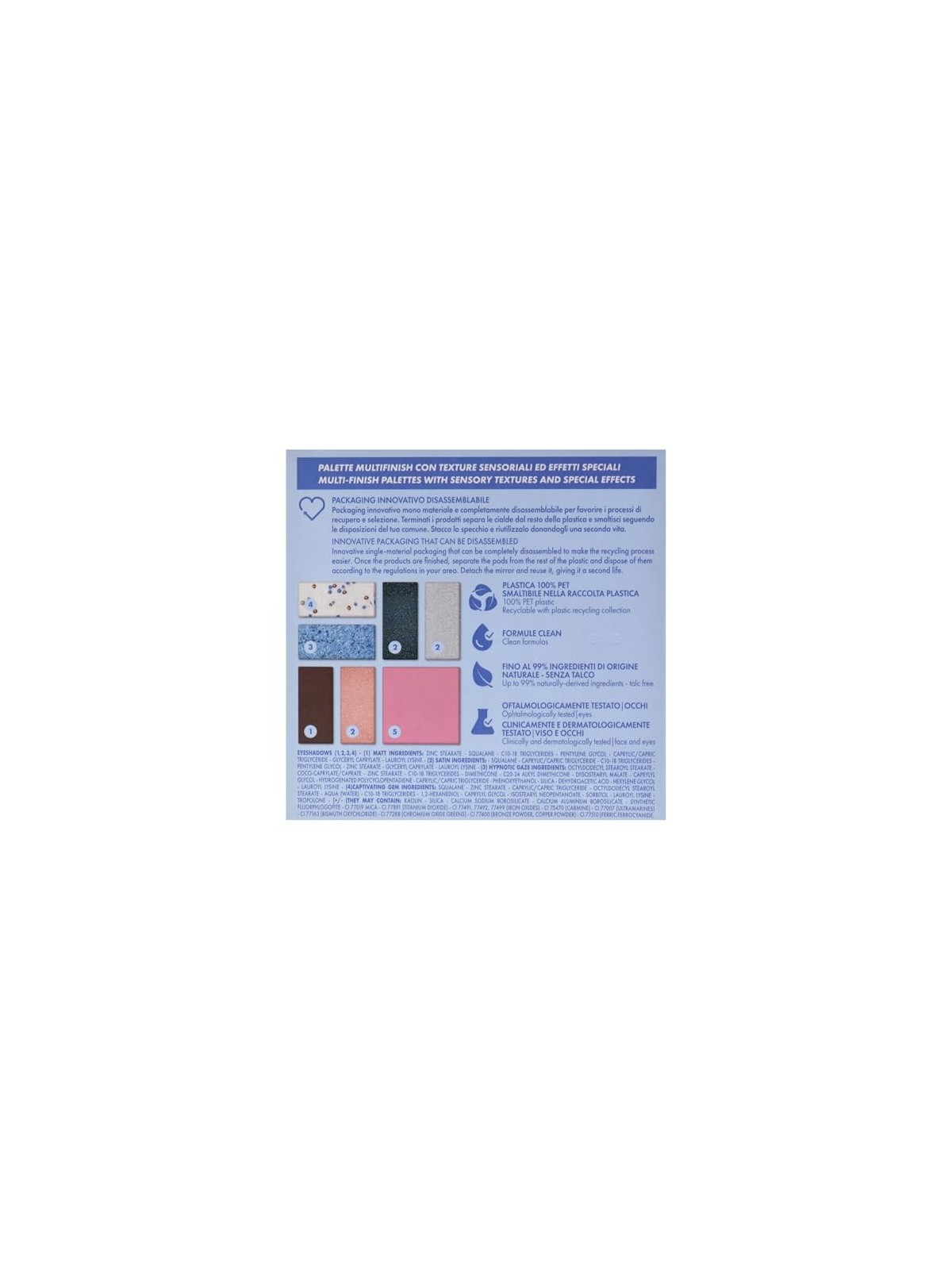 Pupa Palette S Blu Chiaro 002