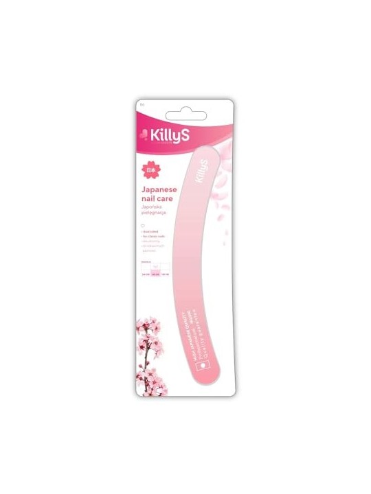 Lima per unghie giapponese Nail Care banana 180/240 Rosa