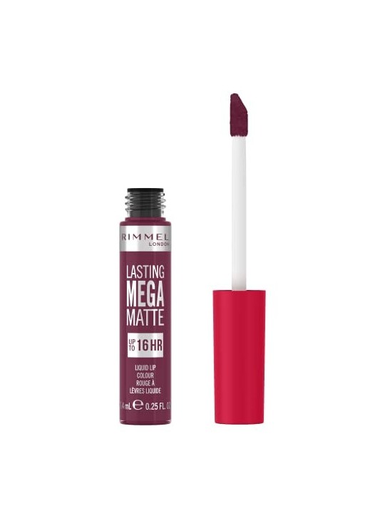 Rossetto liquido Rimmel London Lasting Mega Matte Rock Me Purple