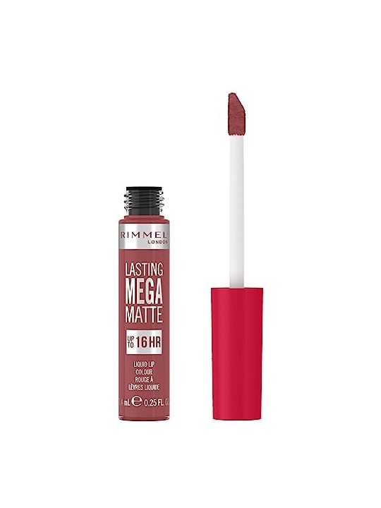 Rimmel London Mega Matte Liquid Lip Colour 7.4ml Rose Shine