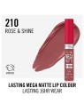 Rimmel London Mega Matte Liquid Lip Colour 7.4ml Rose Shine