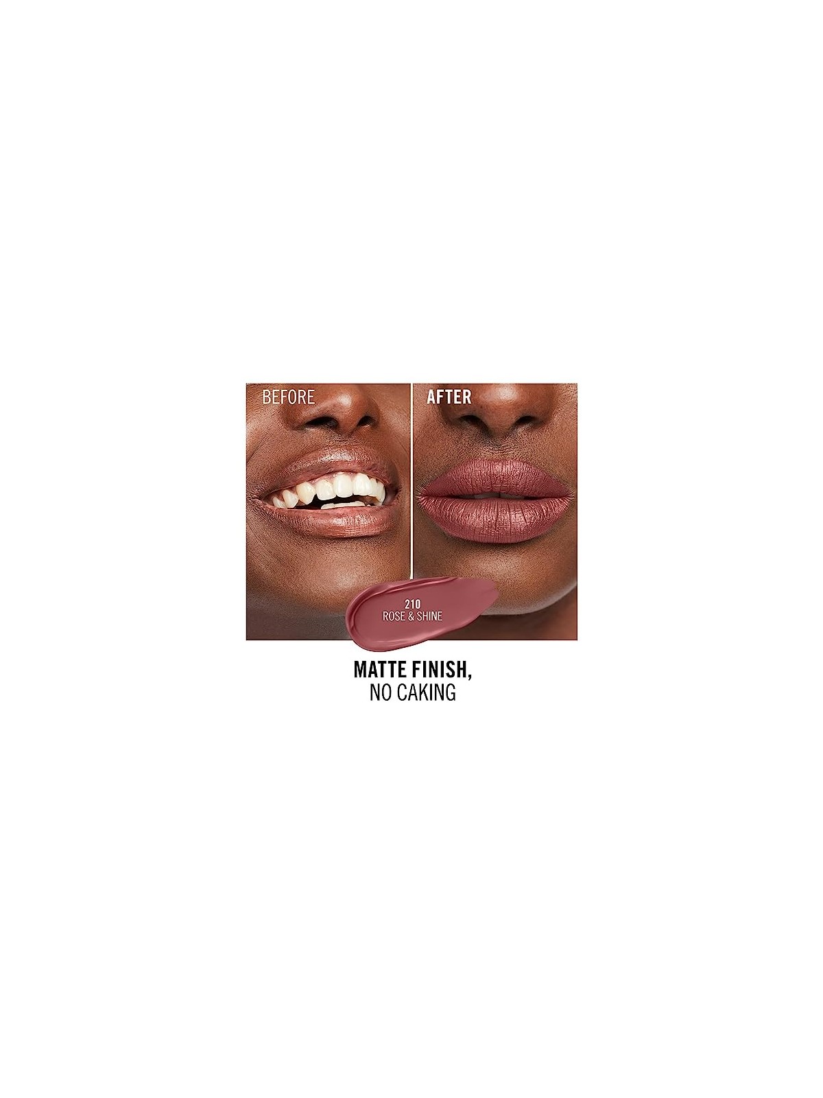 Rimmel London Mega Matte Liquid Lip Colour 7.4ml Rose Shine