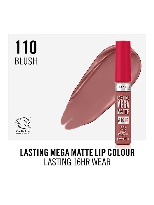 Rimmel Lasting Mega Matte Liquid Lip Color 74 ml Blush