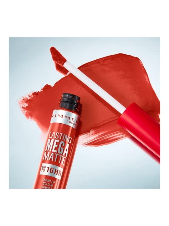 Rimmel Lasting Mega Matte Liquid Lip Colour Scarlet Flames