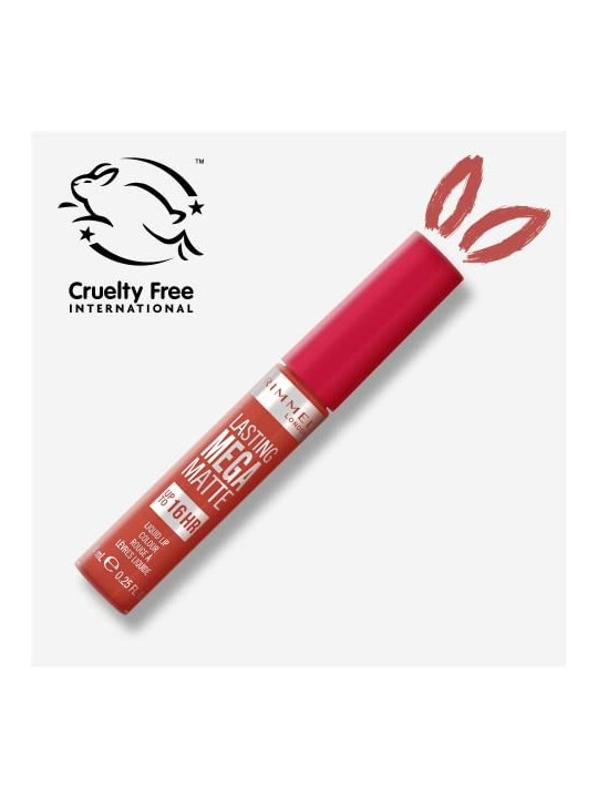 Rimmel Lasting Mega Matte Liquid Lip Colour Scarlet Flames