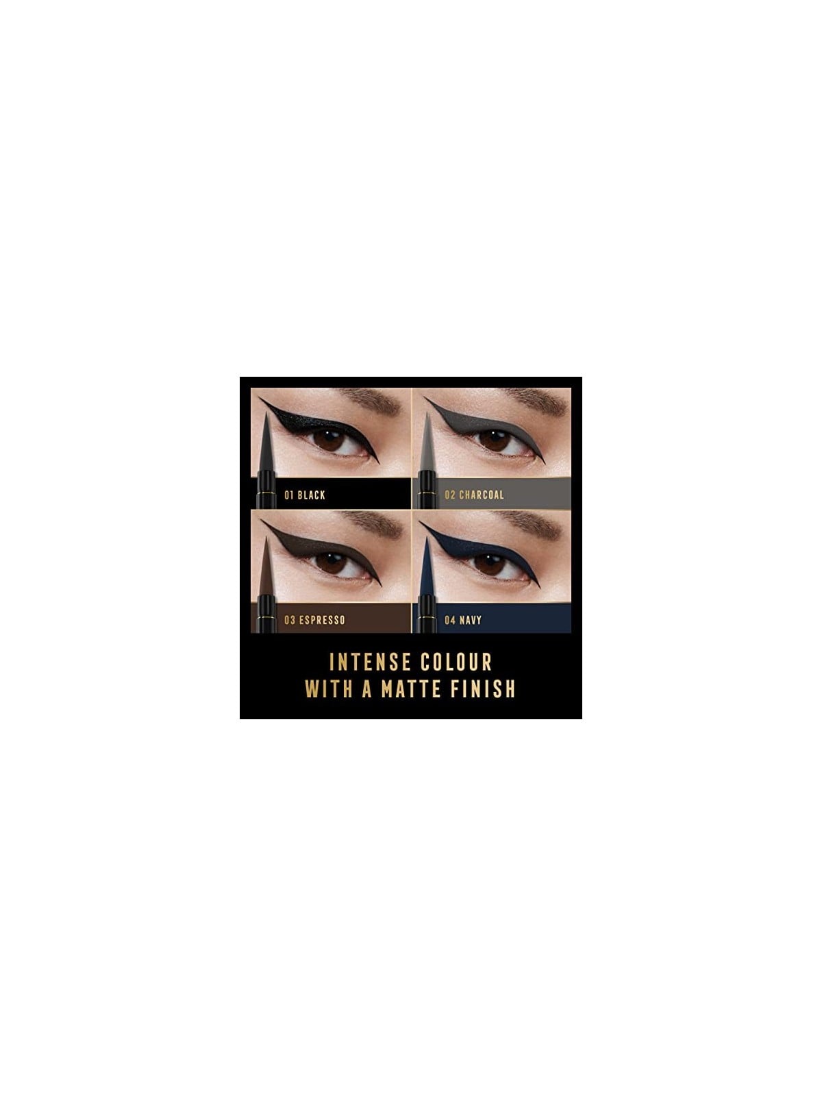 Max Factor Eyeliner liquido opaco Masterpiece 17 ml donna 01 Black