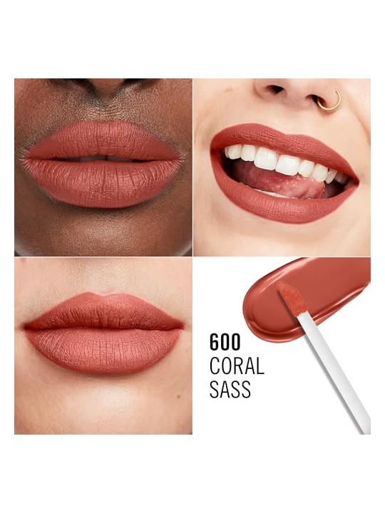 Rimmel Lasting Mega Matte Liquid Lip Colour Coral Sass