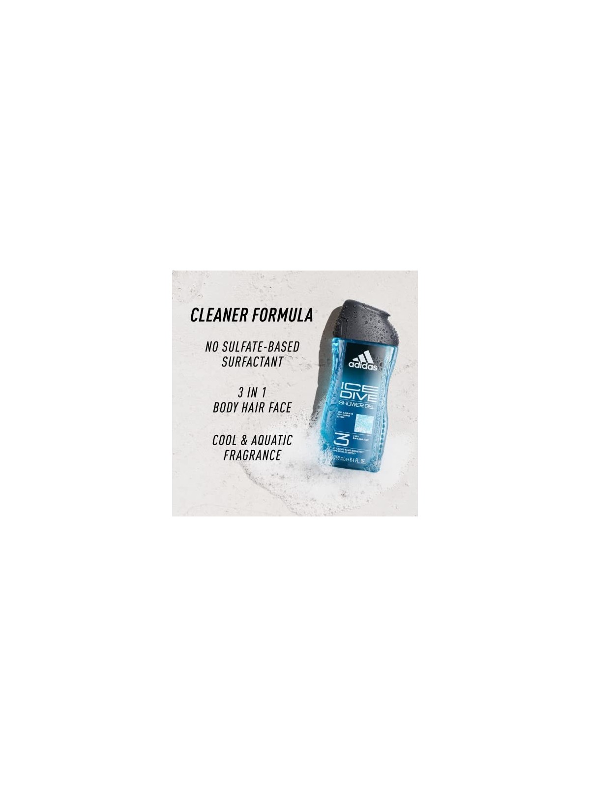 Adidas Ice Dive Doccia Schiuma 250ml