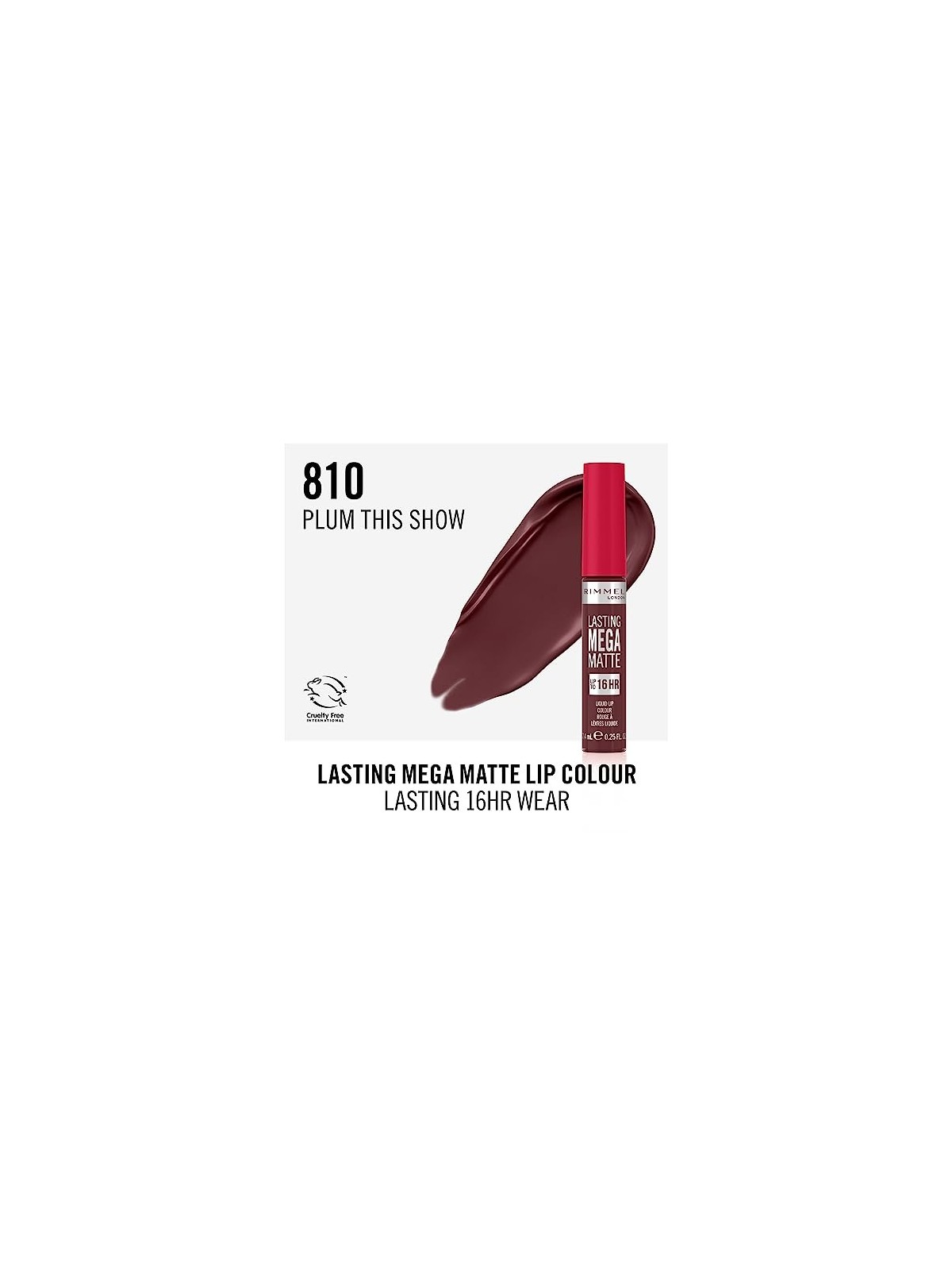 Rimmel Lasting Mega Matte Liquid Lip Color 74 ml Plum This Show