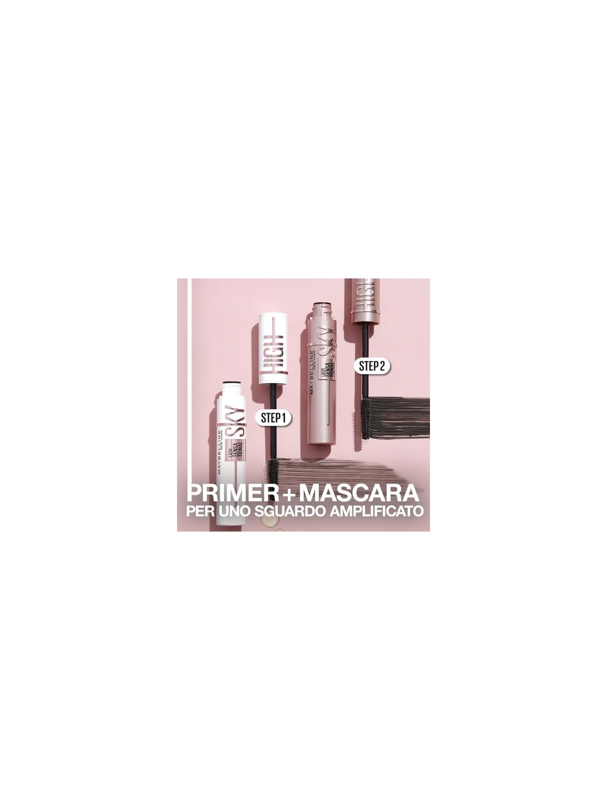 Maybelline Primer colorato per ciglia Sensational Sky High 77 ml donna Black
