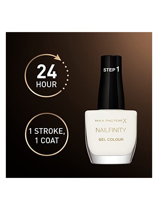 Max Factor Nailfinity Laquer Smalto per unghie 12 ml donna 120 Blinding Lights