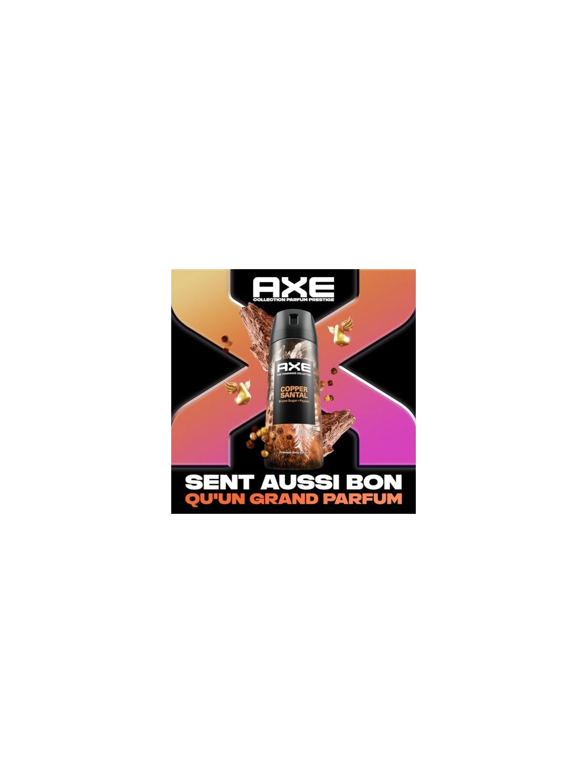 Deodorante spray Axe COPPER SANTAL 150ml per uomo