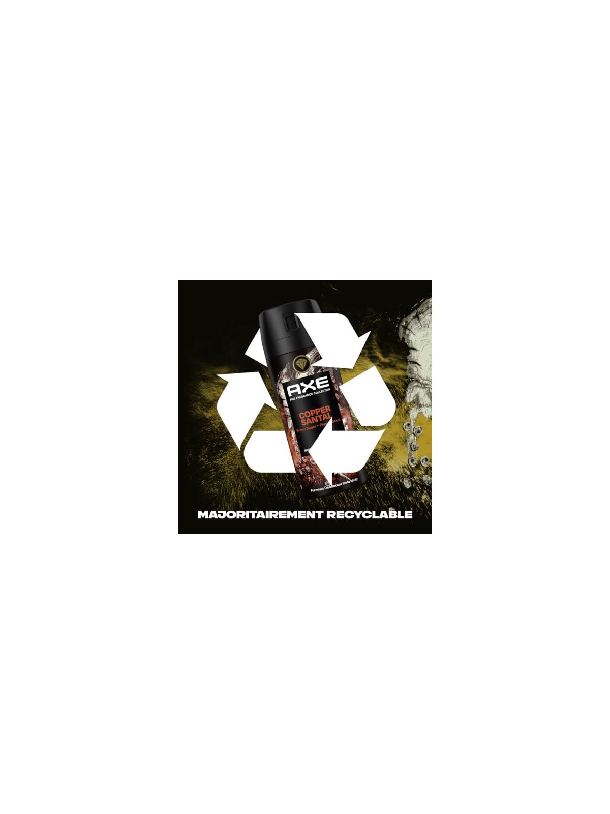 Deodorante spray Axe COPPER SANTAL 150ml per uomo